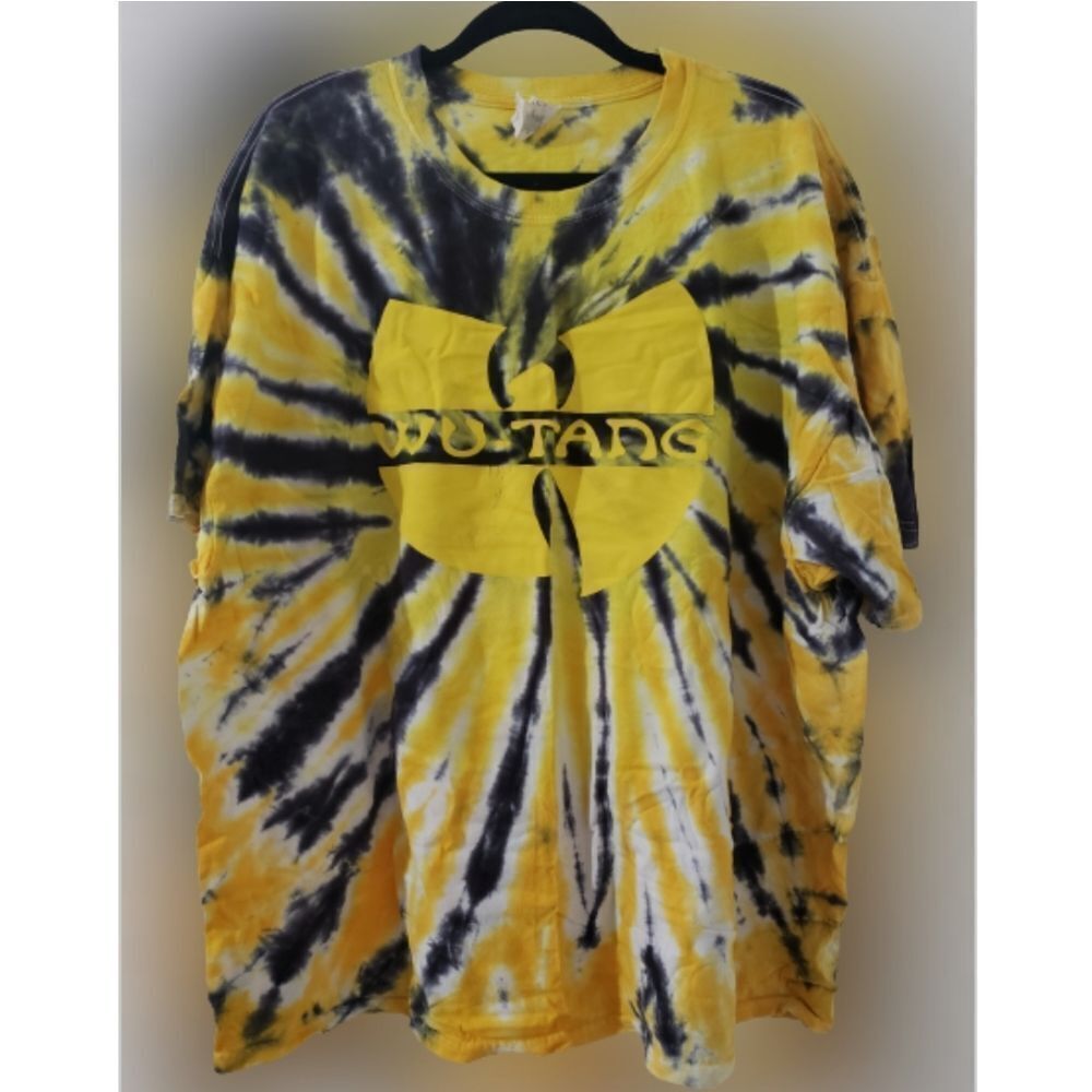 Yellow & Blue Wu Tang Tee Shirt Sz 3XL - Picture 2 of 8